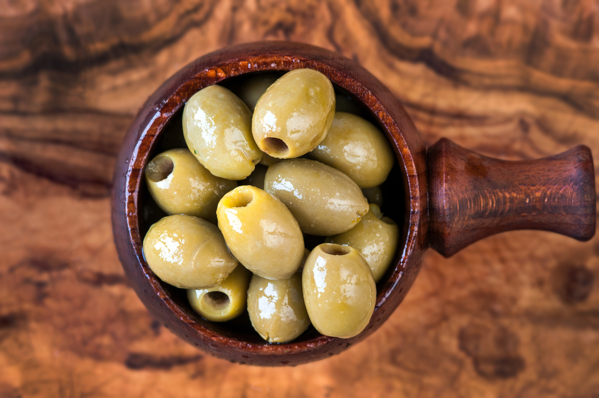 Pitted Green Olives